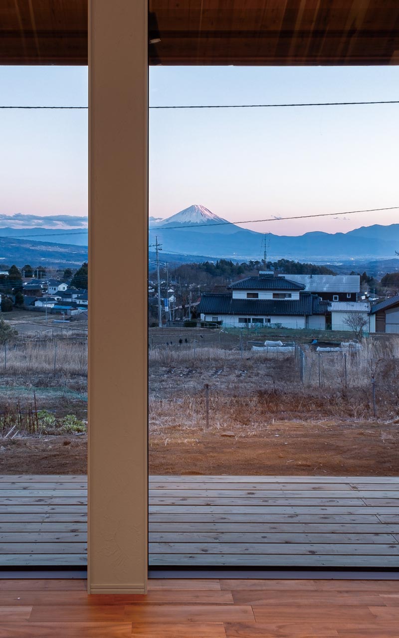 リビングからの景色写真