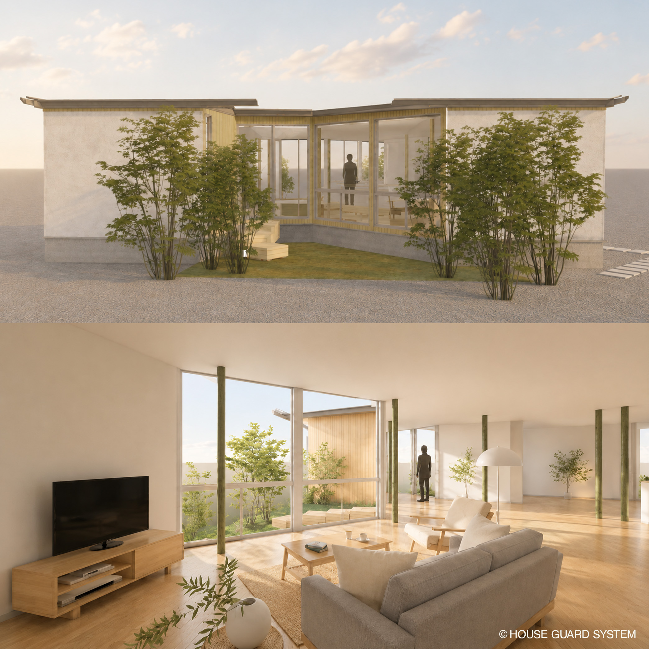 ハウスガードシステムサーキュラーデザインモデル住宅